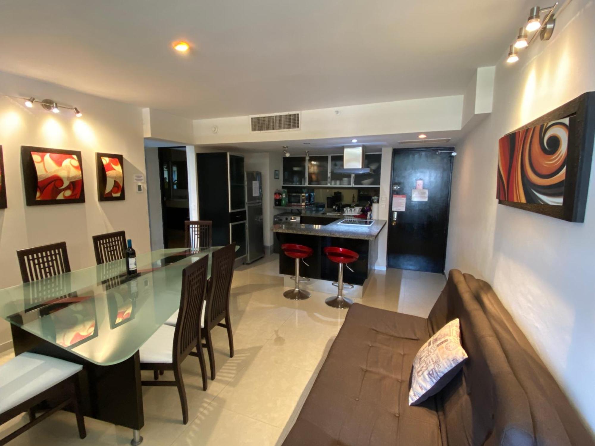 Condo In Ocean Front Resort 칸쿤 객실 사진
