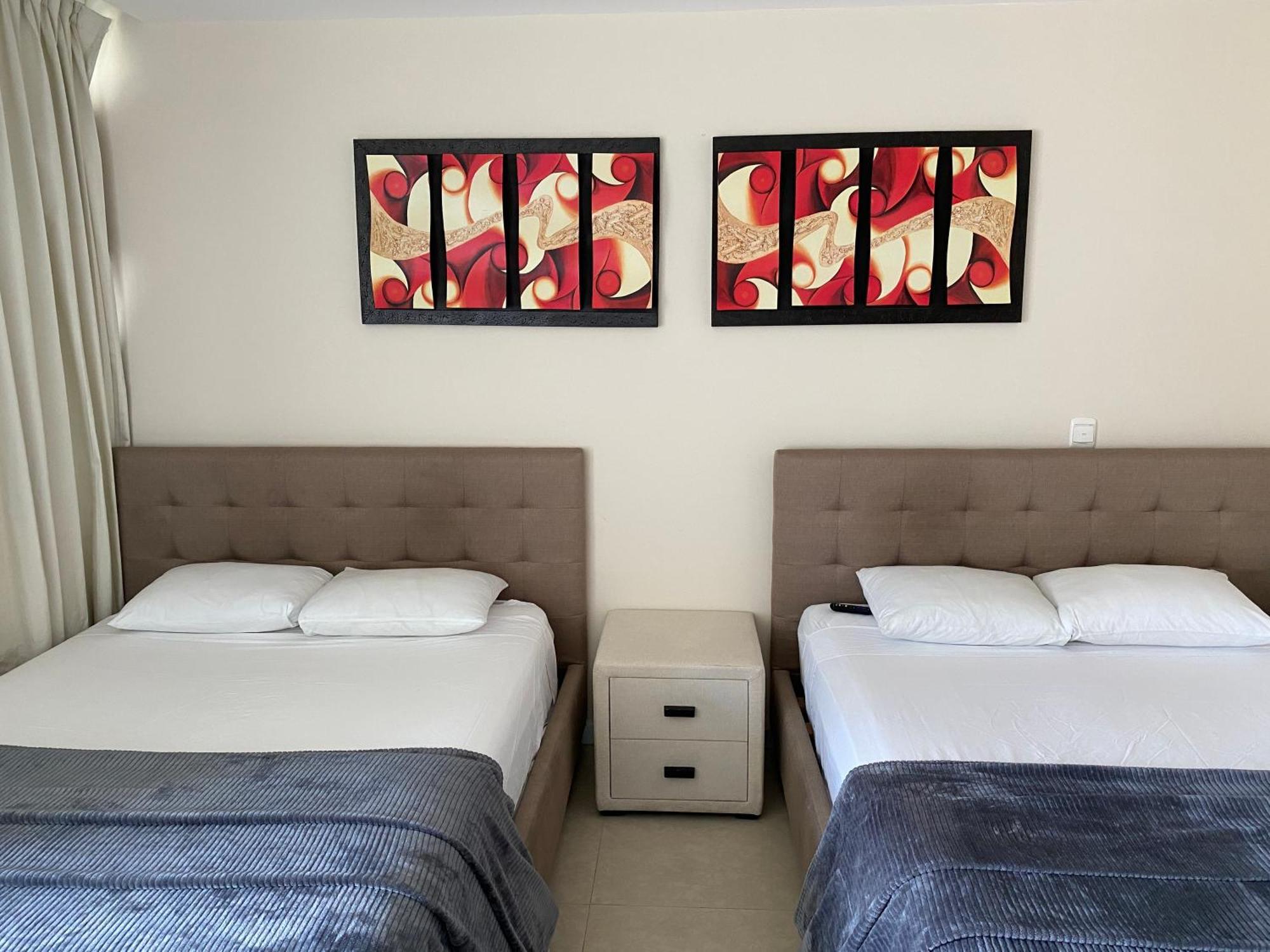 Condo In Ocean Front Resort 칸쿤 객실 사진